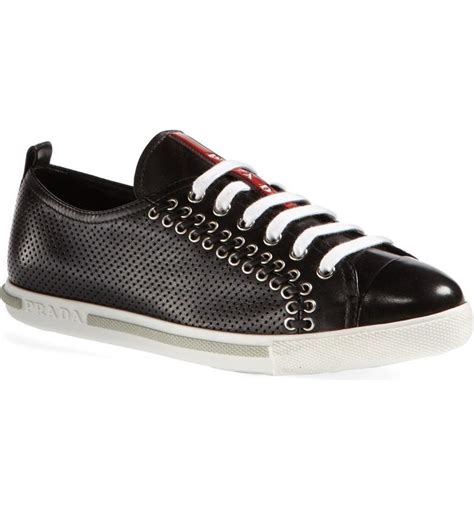 prada cap toe sneaker fashion|Prada shoes.